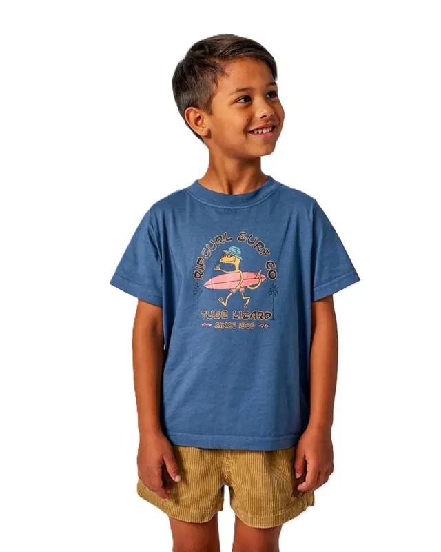 CAMISETA RIP CURL GROM ENERGY 432-PINE NIGHT