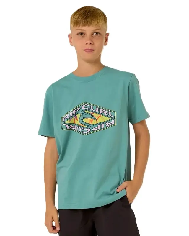 CAMISETA RIP CURL REFIL JUVENIL 111-BLUE LAGOON