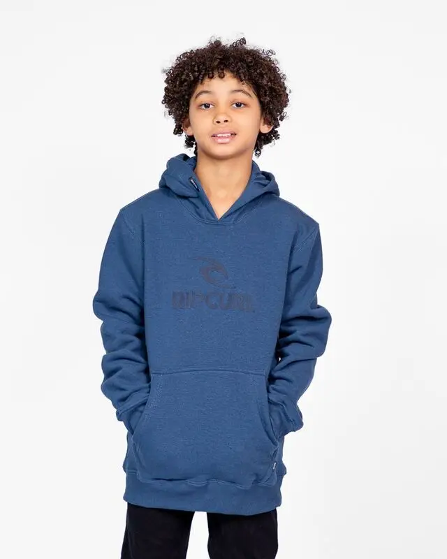 MOLETOM RIP CURL PUFF ICON LOGO JUV A441-WASHED NAVY