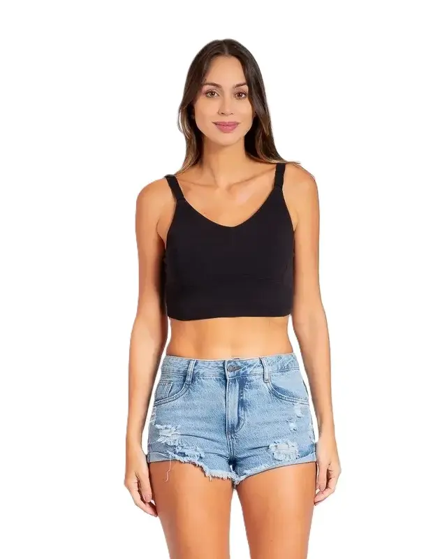 REGATA RIP CURL CROPPED NAT BLACK