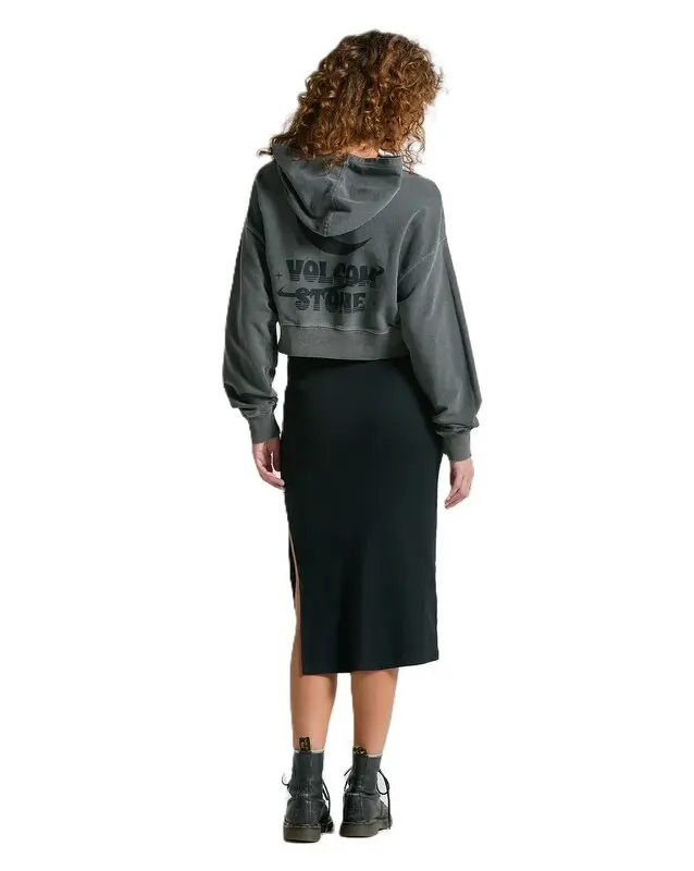 MOLETOM VOLCOM CANGURU GOOD IN HOUR PRETO