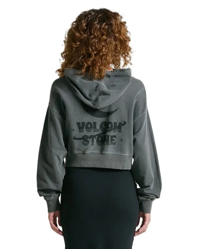 MOLETOM VOLCOM CANGURU GOOD IN HOUR PRETO