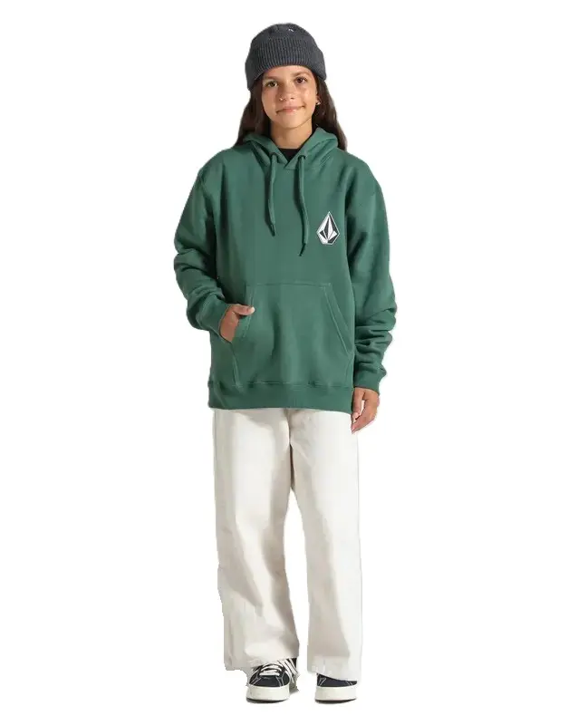 MOLETOM VOLCOM ICONIC STONE JUVENIL VERDE ESCURO