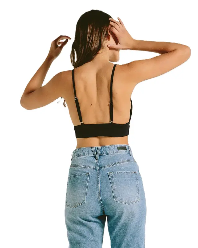 TOP VOLCOM SINGLE STONE PRETO