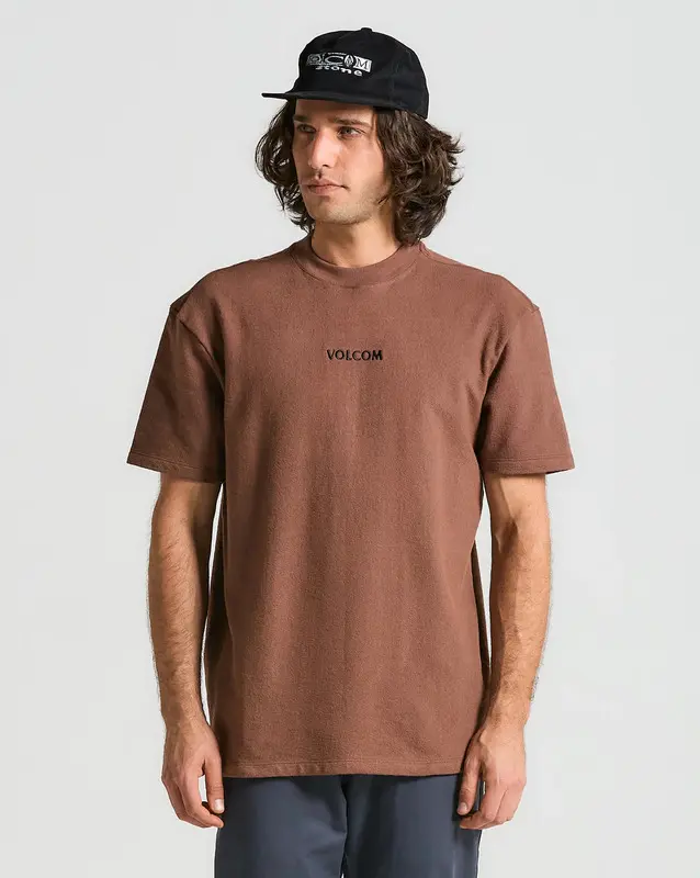 CAMISETA VOLCOM SIGNATURE MARROM