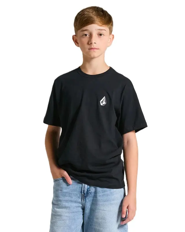 CAMISETA VOLCOM ICONIC JUVENIL PRETO