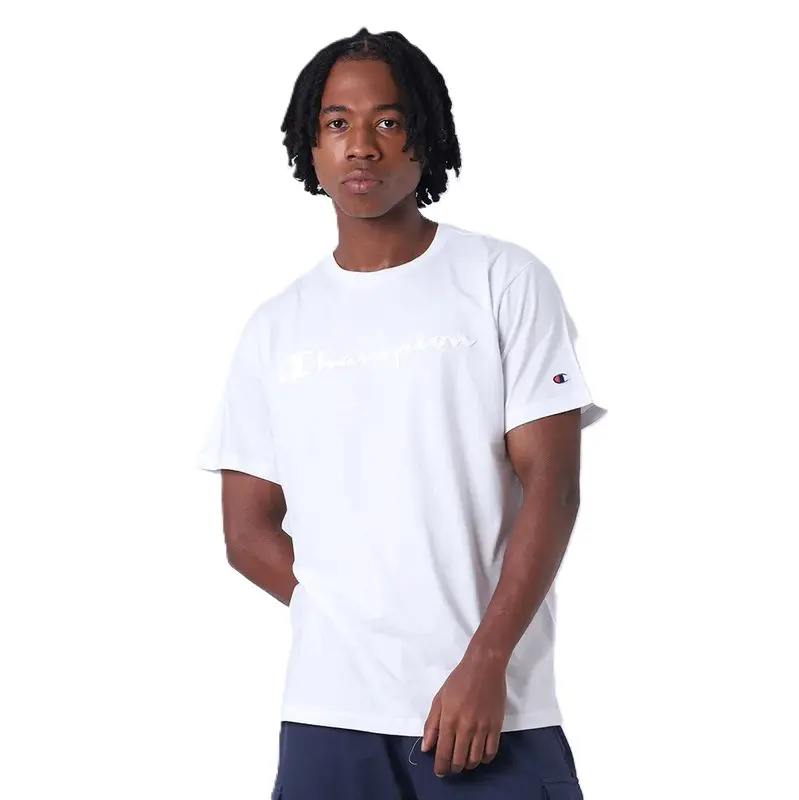 CAMISETA CHAMPION SCRIPT RELEVO SURTON OFF WHITE