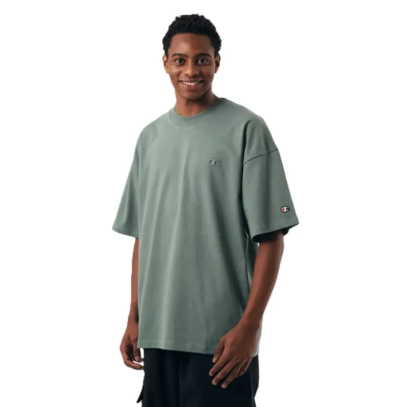 CAMISETA CHAMPION OVERSIZED C LOGO NURTURE GREEN