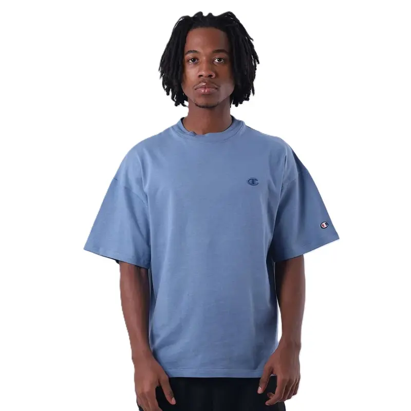 CAMISETA CHAMPION OVERSIZED C LOGO ANTIQUE BLUE
