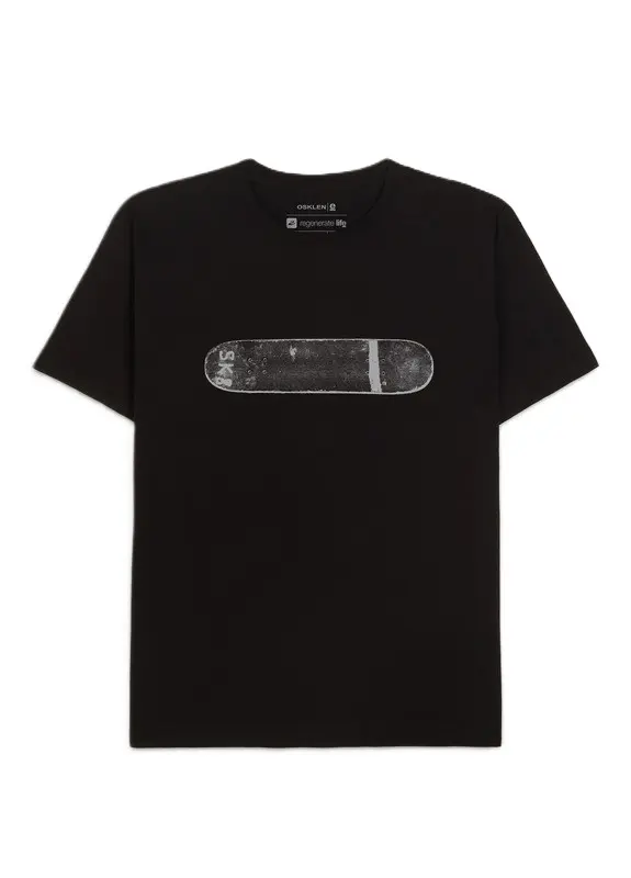 CAMISETA OSKLEN VINTAGE SKATEBOARD SK8 PRETO