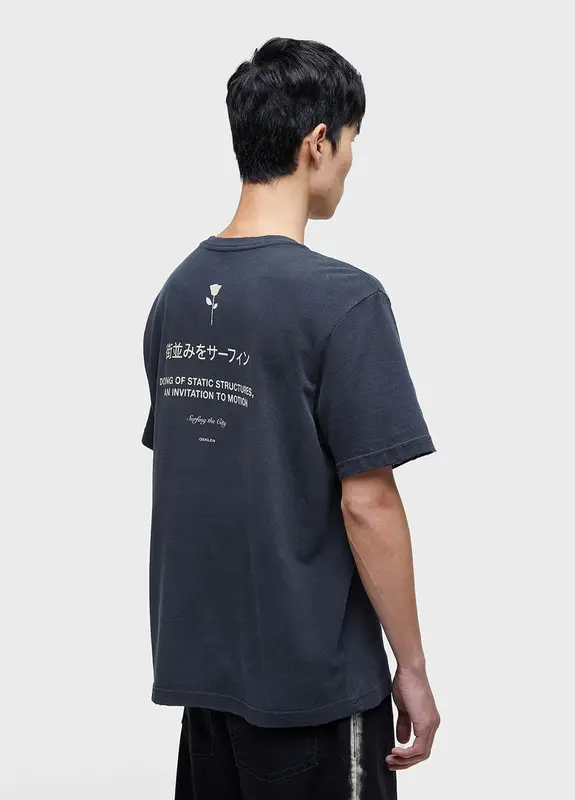 CAMISETA OSKLEN DIFERENCIADA MALHAO SK8 PRETO