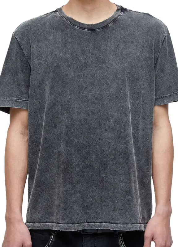 CAMISETA OSKLEN REGULAR DESTROYED PRETO