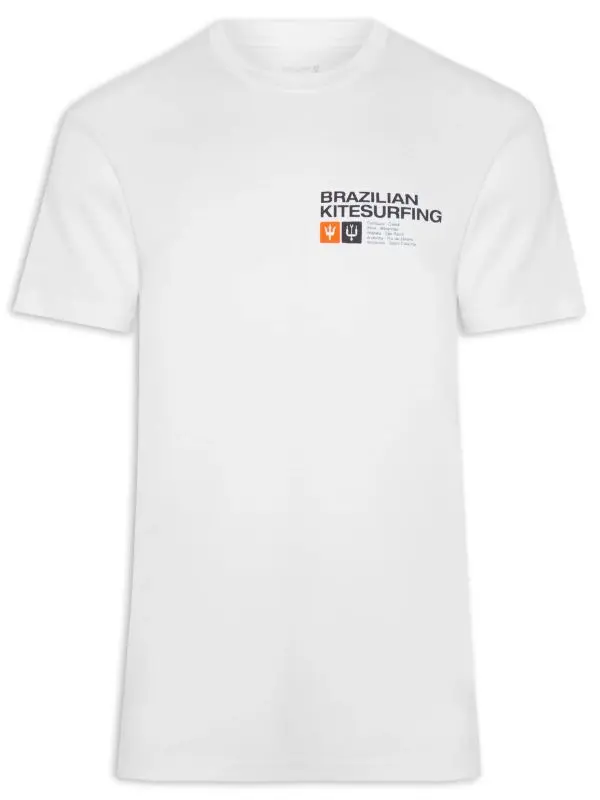 CAMISETA OSKLEN VINTAGE BRAZILIAN KITESURFING MC BRANCO