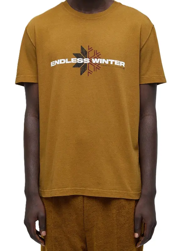CAMISETA OSKLEN DOUBLE ENDLESS WINTER MARROM CEDRO