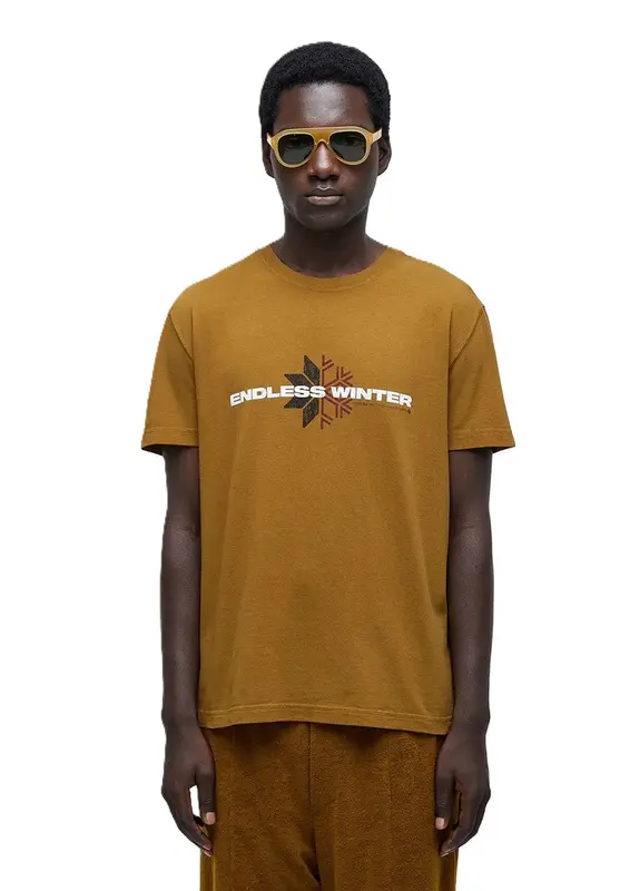 CAMISETA OSKLEN DOUBLE ENDLESS WINTER MARROM CEDRO