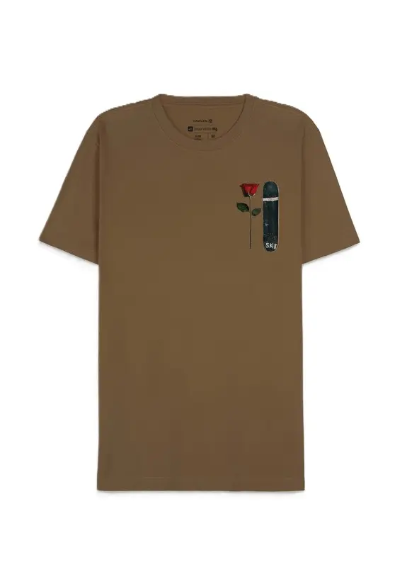 CAMISETA OSKLEN VINTAGE SK8 ROSE MARROM CEDRO