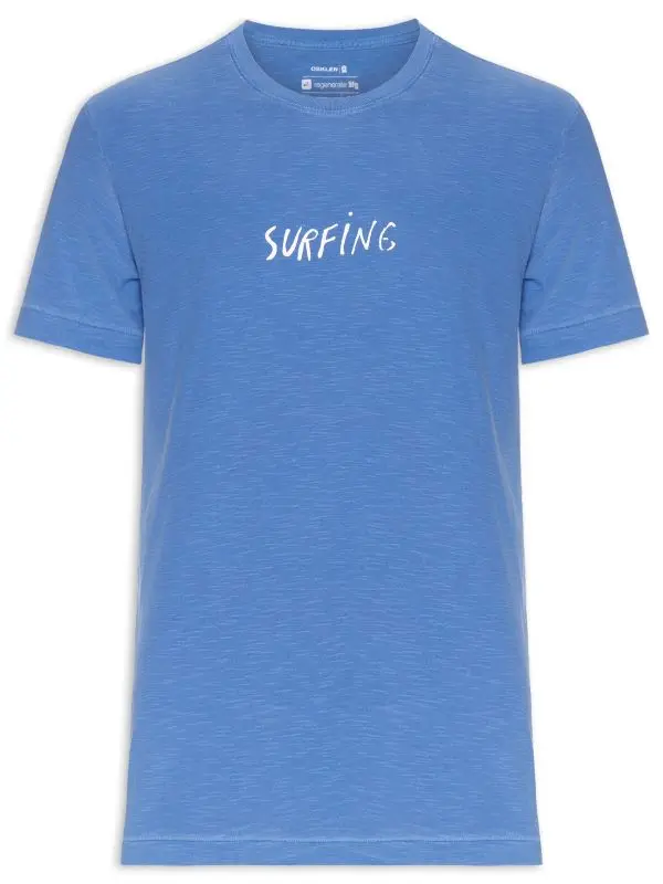 CAMISETA OSKLEN T-SHIRT ROUGH SURFING MC AZUL ROYAL
