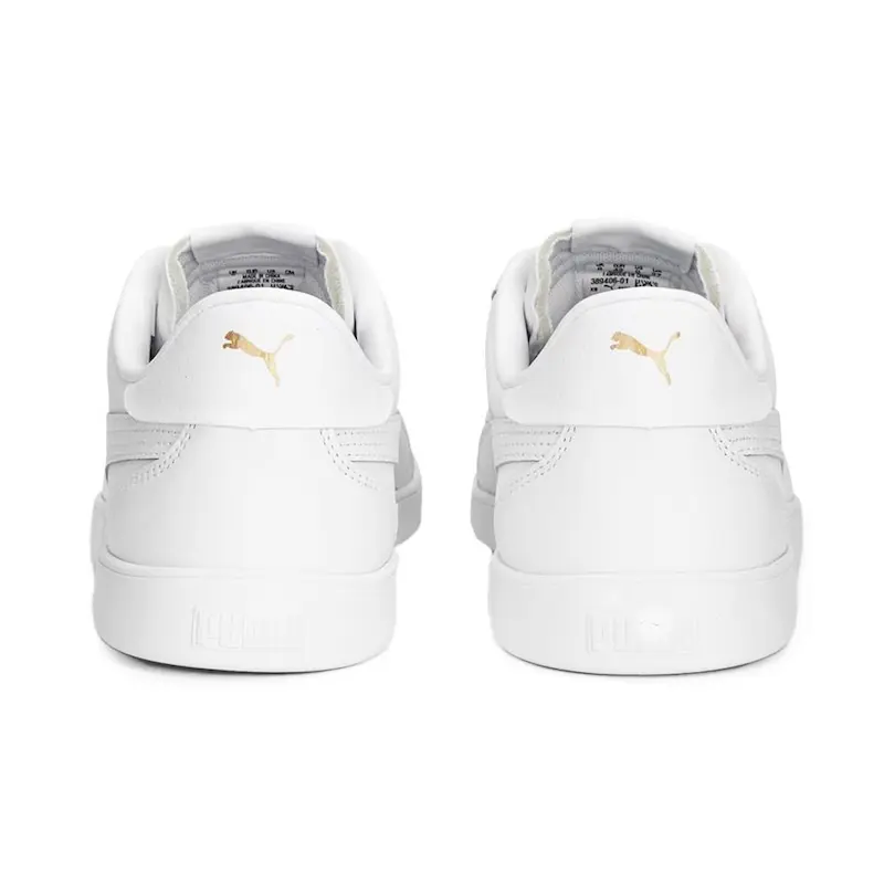 TENIS PUMA CLUB 5V5 PUMA WHITE-PUMA WHITE-PUMA GOL