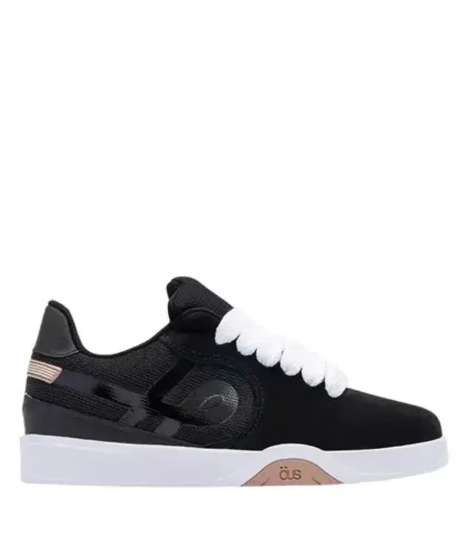 TENIS OUS IMIGRANTE SERIE X PRETO BRANCO CREME ESSENCIAL