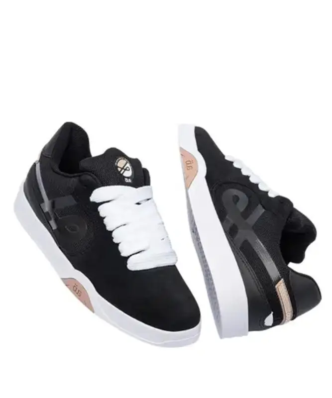 TENIS OUS IMIGRANTE SERIE X PRETO BRANCO CREME ESSENCIAL