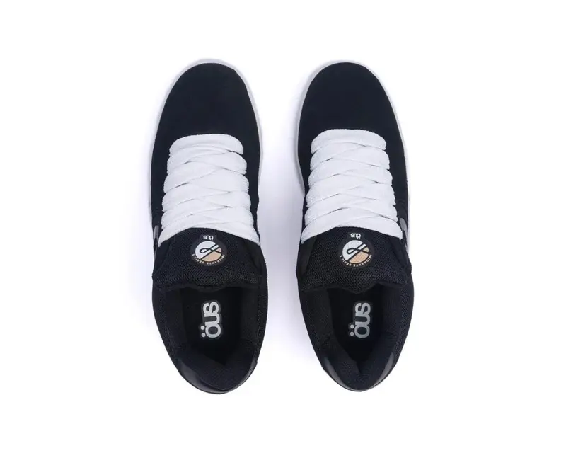 TENIS OUS IMIGRANTE SERIE X PRETO BRANCO CREME ESSENCIAL
