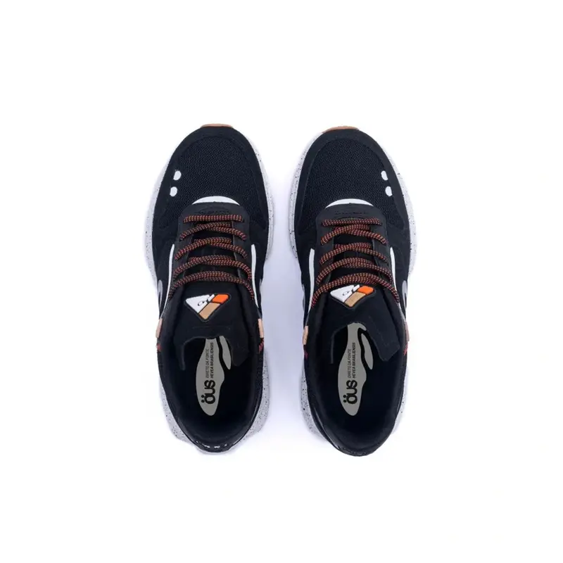 TENIS ÖUS HEVEA DOTS PRT REFLEX BRANCO LARANJA OE