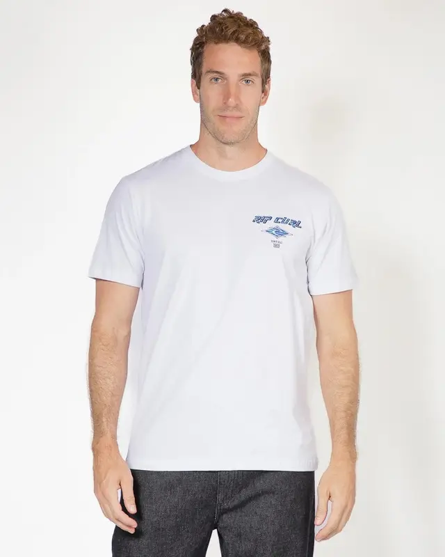 CAMISETA RIP CURL FADE OUT ICON ART 1000-WHITE