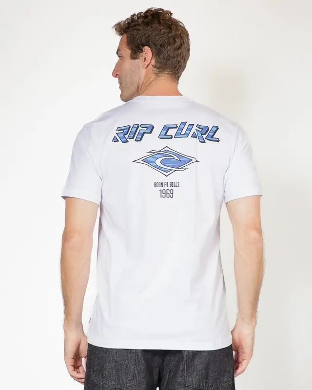 CAMISETA RIP CURL FADE OUT ICON ART 1000-WHITE
