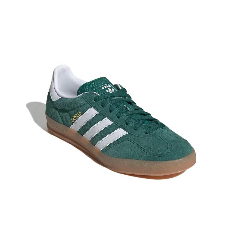 TENIS ADIDAS GAZELLE INDOOR COLLGREEN/FTWWHT/GUM2