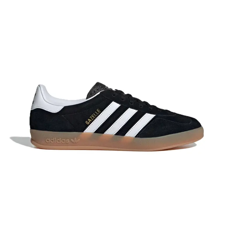 TENIS ADIDAS GAZELLE INDOOR CORE BLACK/FTWR WHITE/GUM 2