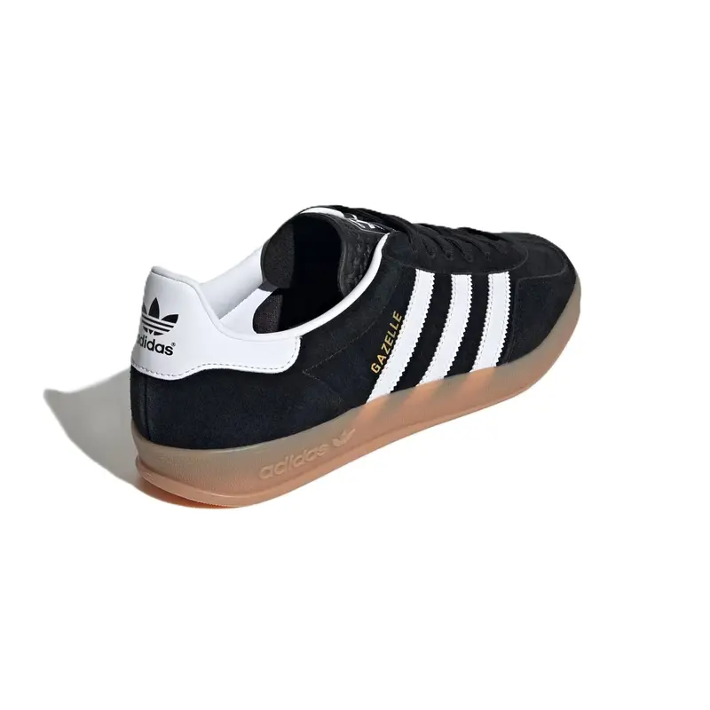 TENIS ADIDAS GAZELLE INDOOR CORE BLACK/FTWR WHITE/GUM 2