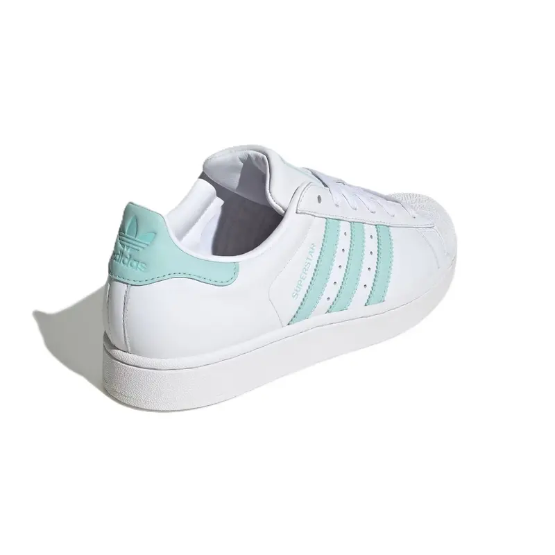 TENIS ADIDAS SUPERSTAR II FTWR WHITE/SEMI FLASH AQUA/EAS