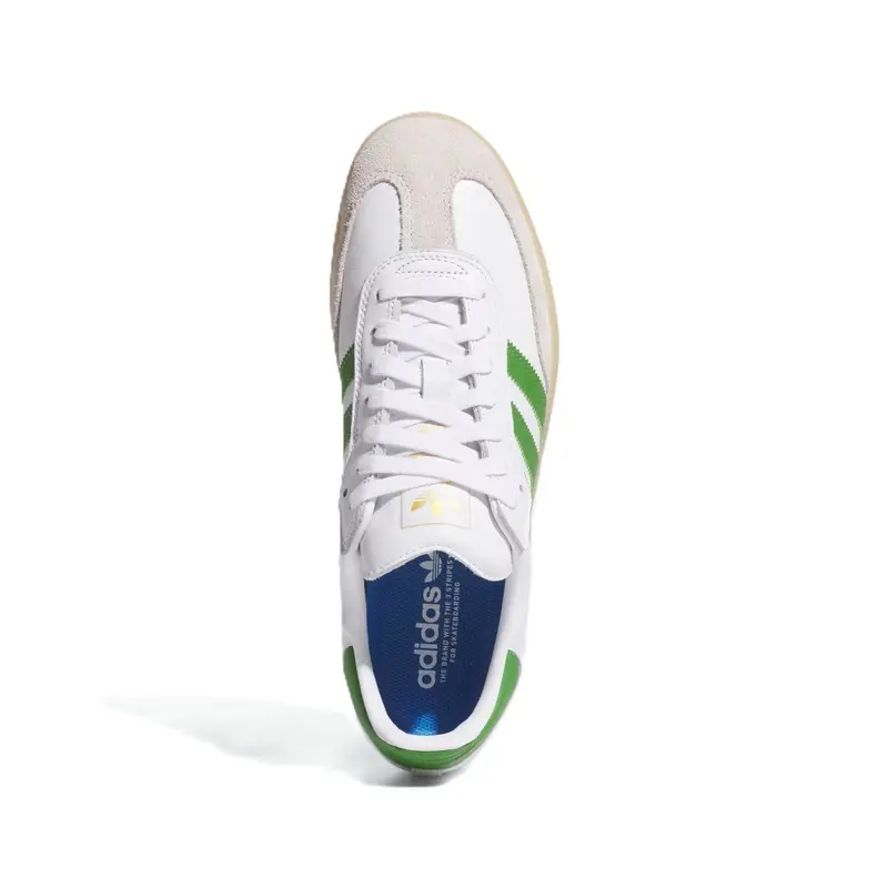 TENIS ADIDAS SAMBA ADV FTWR WHITE/CREW GREEN/GUM 3