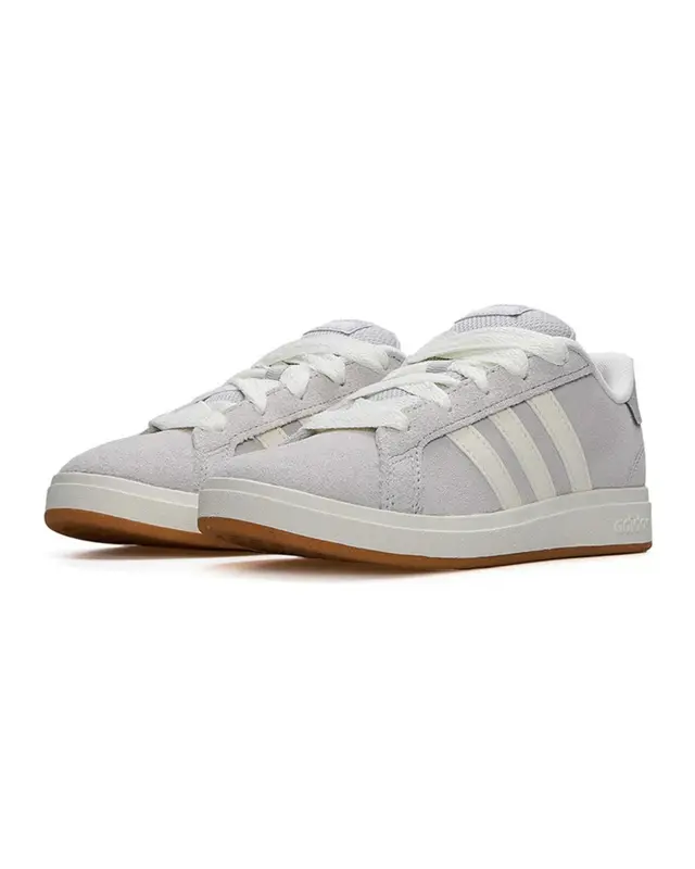 TENIS ADIDAS GRAND COURT ALPHA INFANTIL GREY TWO/OFF WHITE/GUM10