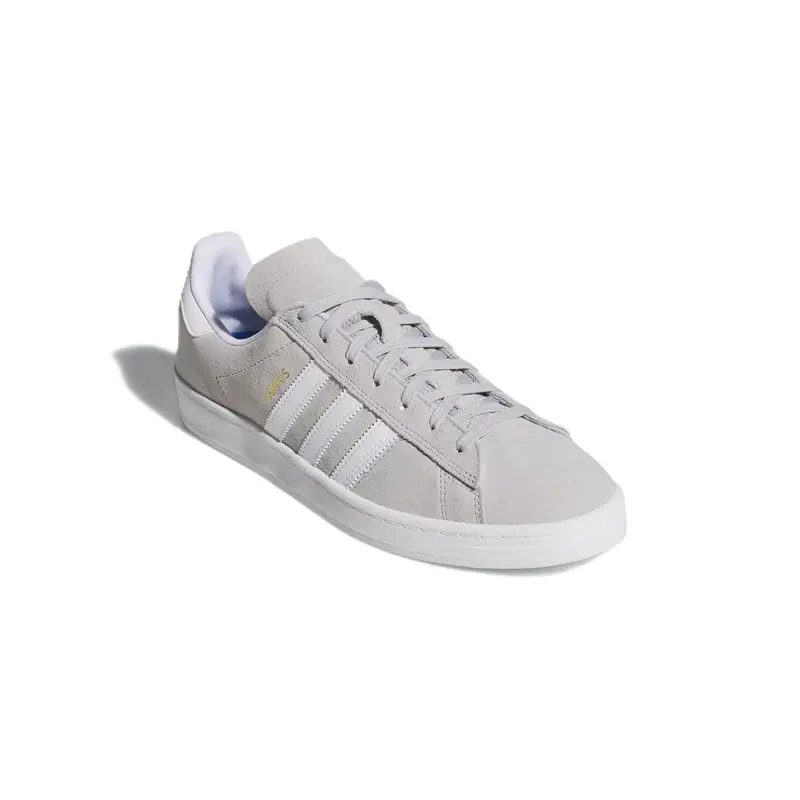 TENIS ADIDAS CAMPUS ADV GREY TWO/FTWR WHITE/GOLD MET.