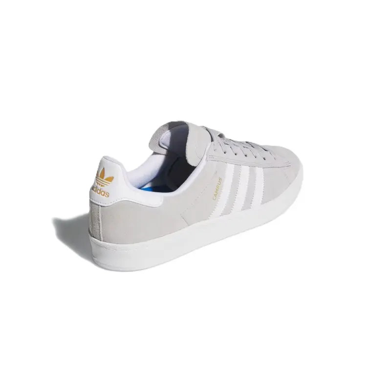 TENIS ADIDAS CAMPUS ADV GREY TWO/FTWR WHITE/GOLD MET.