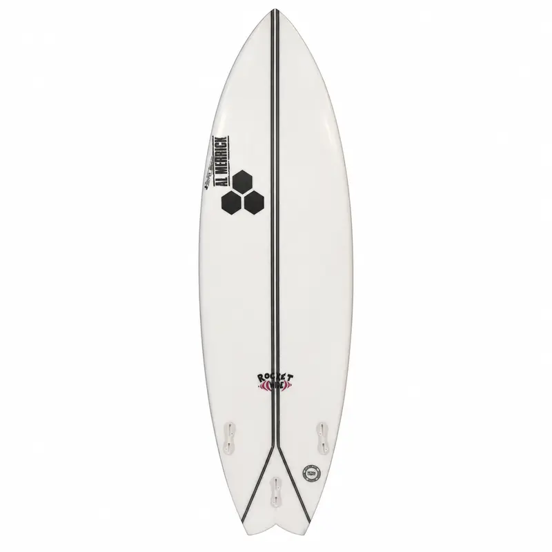 PRANCHA ALMERRICK ROCKET WIDE 5,8 SPINETEK FUTURE TRIFINS UNICA