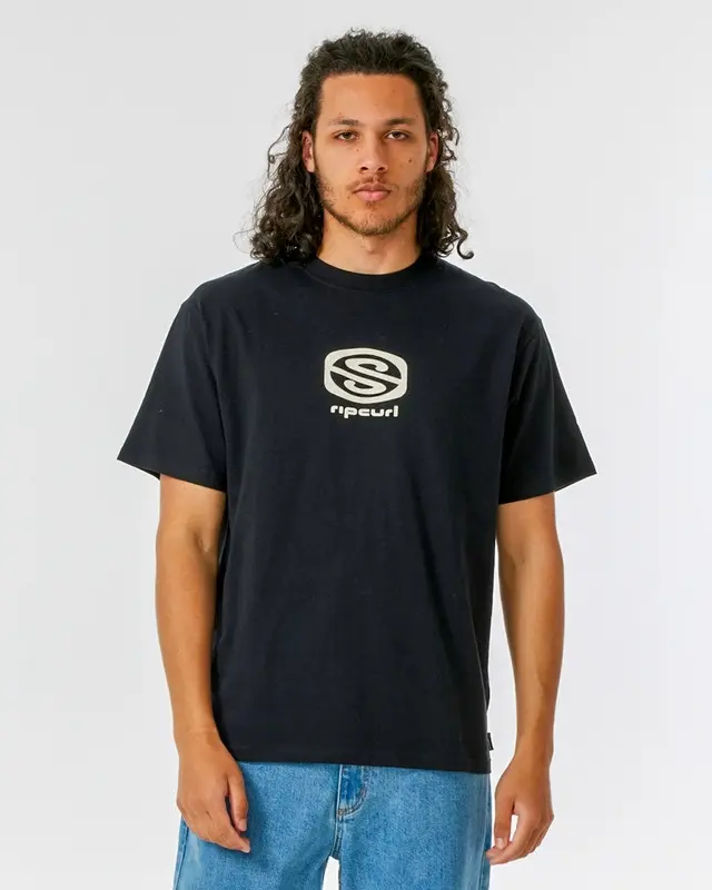 CAMISETA RIP CURL SUPER COMPUTER SEARCH BLACK