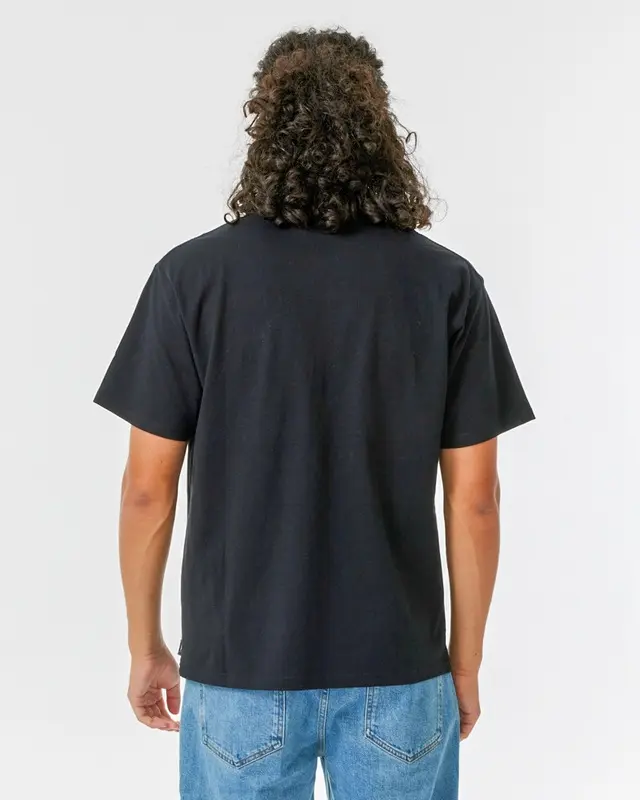 CAMISETA RIP CURL SUPER COMPUTER SEARCH BLACK