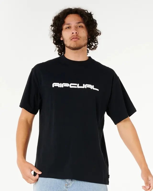 CAMISETA RIP CURL DOSED UP 90-BLACK