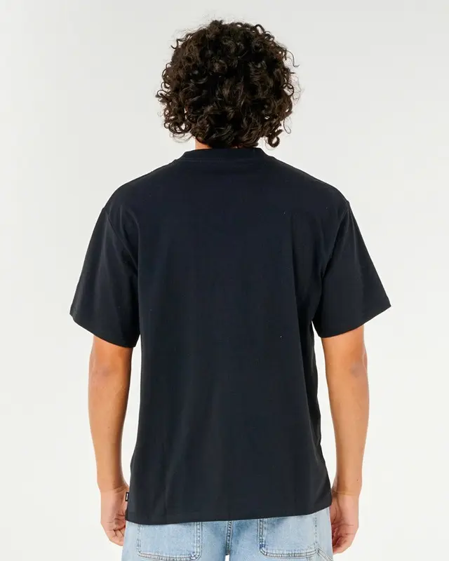 CAMISETA RIP CURL DOSED UP 90-BLACK