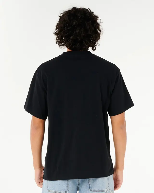 CAMISETA RIP CURL DOSED UP BIG 90-BLACK