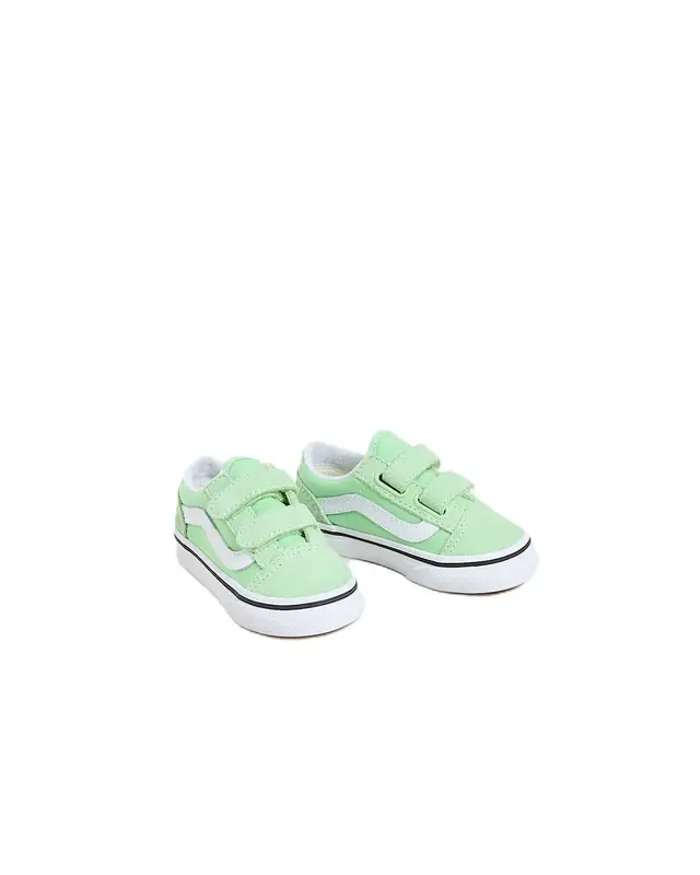 TENIS VANS OLD SKOOL V INFANTIL COLOR THEORY PISTACHIO GREEN