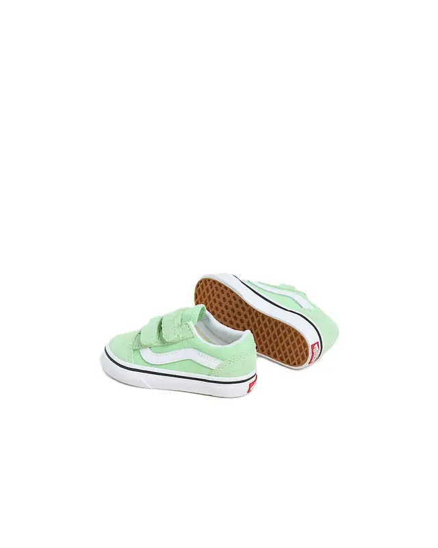 TENIS VANS OLD SKOOL V INFANTIL COLOR THEORY PISTACHIO GREEN