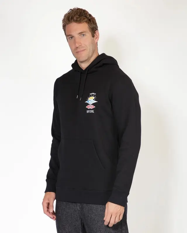 MOLETOM RIP CURL BRAZIL SEARCH ICON 90-BLACK