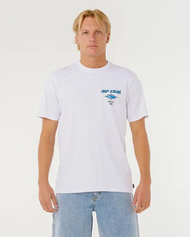 CAMISETA RIP CURL FADE OUT ICON ART BIG 90-BLACK