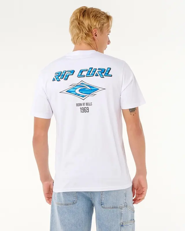 CAMISETA RIP CURL FADE OUT ICON ART BIG 90-BLACK