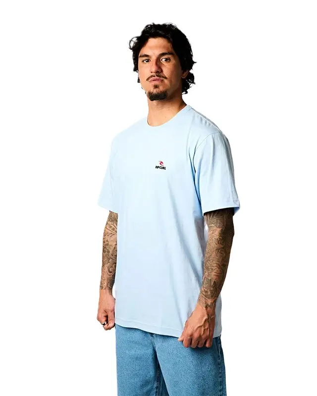 CAMISETA RIP CURL CORPORATE 2368-BLUE WIND