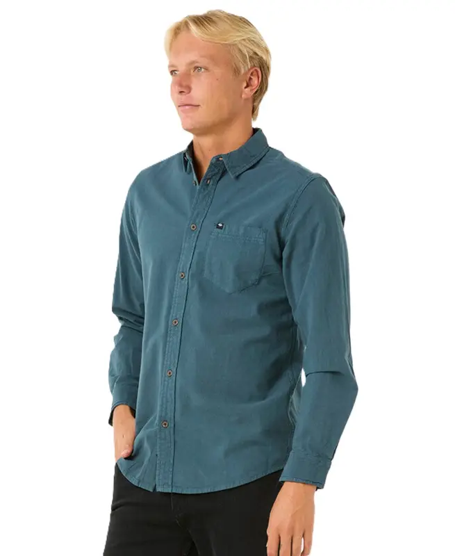 CAMISA RIP CURL CLASSIC SURF WASHED 432-PINE NIGHT