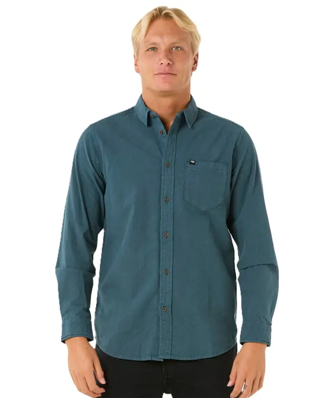 CAMISA RIP CURL CLASSIC SURF WASHED 432-PINE NIGHT